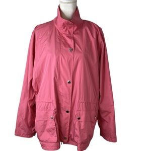 Ralph Lauren 2X Pink High Collar Jacket